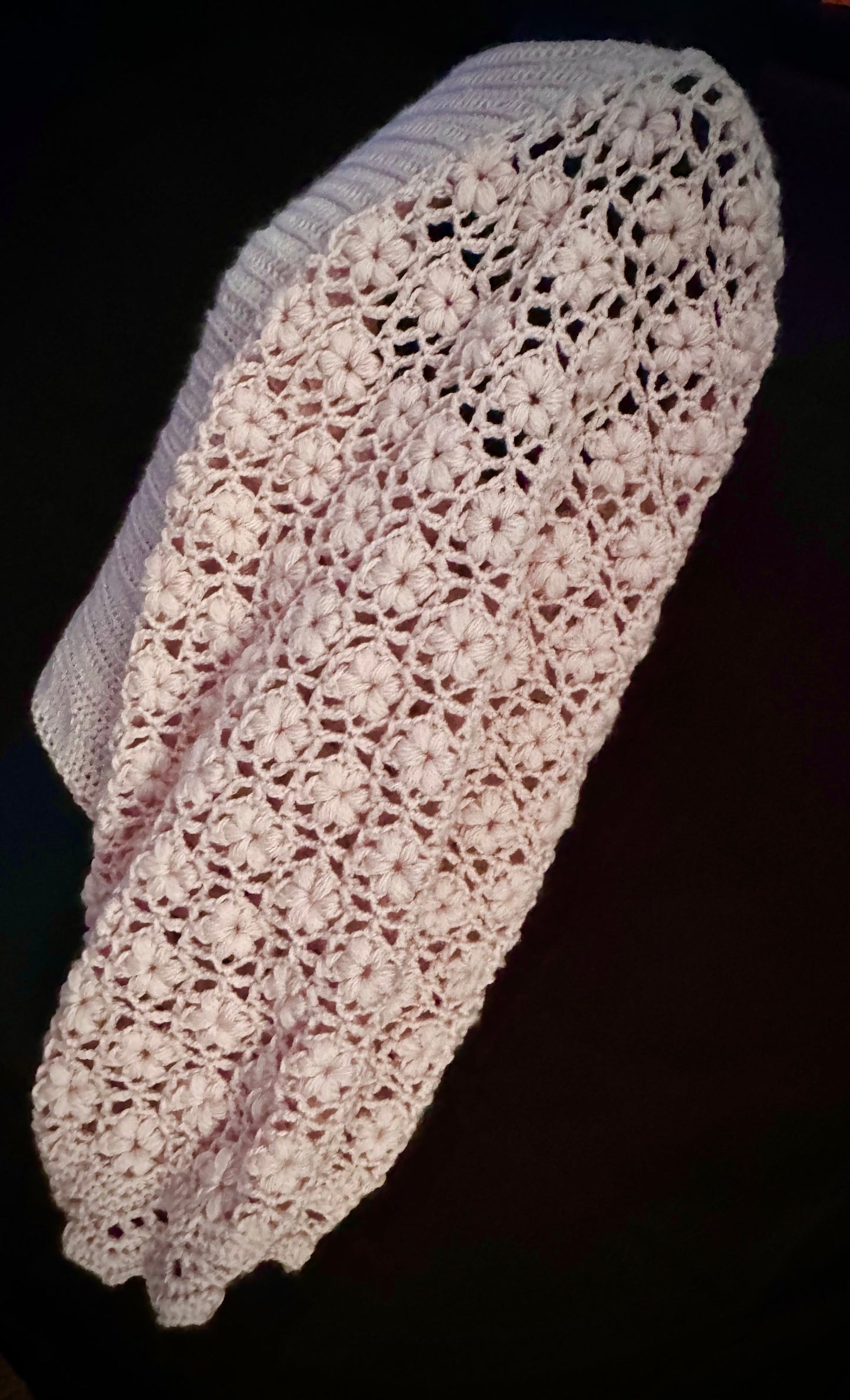 Flower Puff Sleeve Sweater