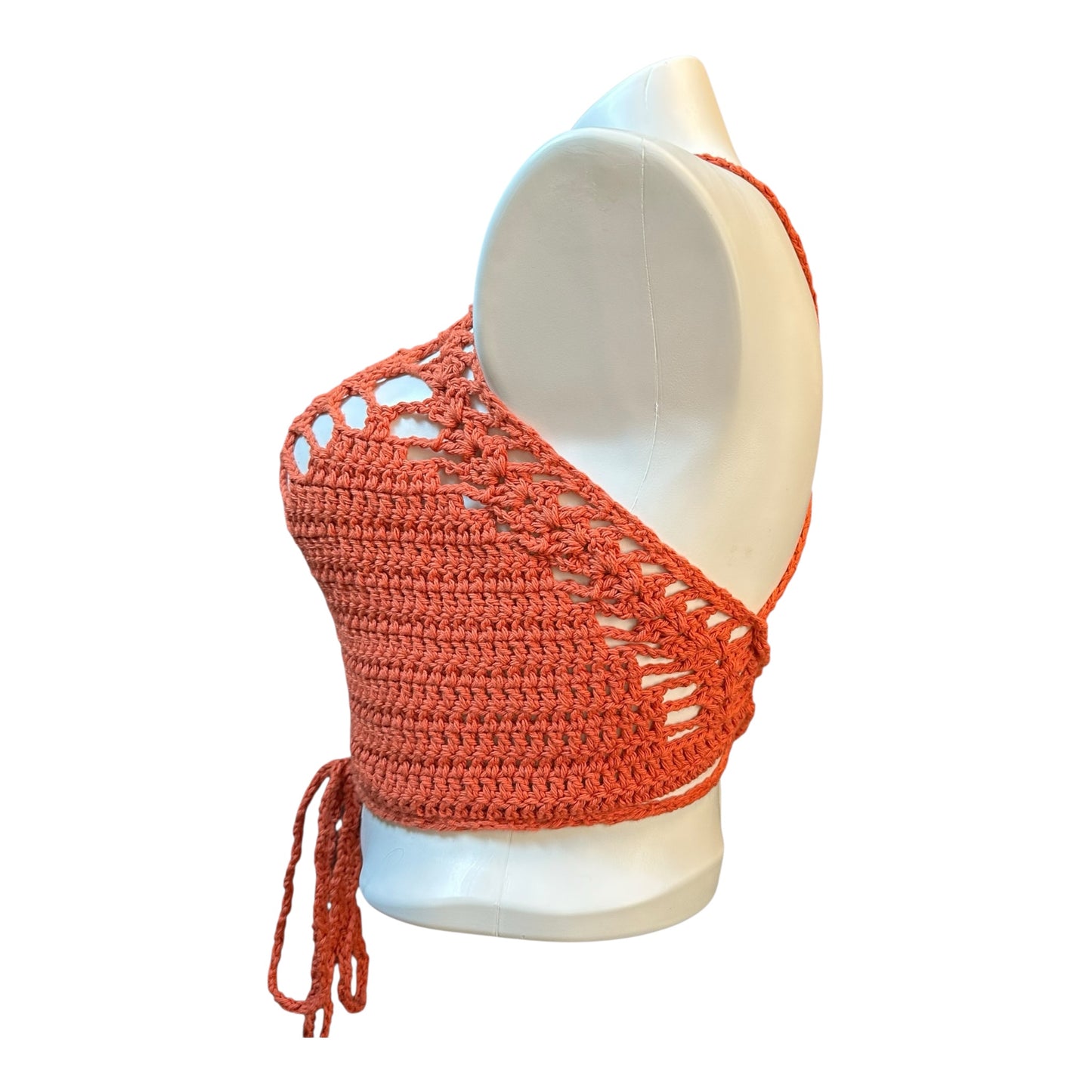 Pineapple Crochet Halter Top