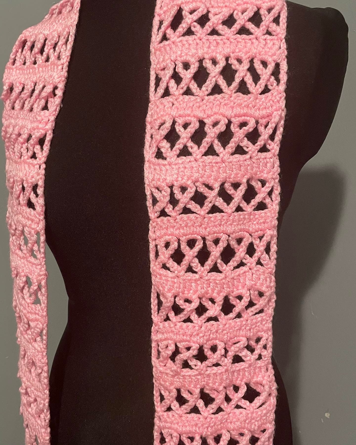 In Her Honor Pink Ribbon Scarf