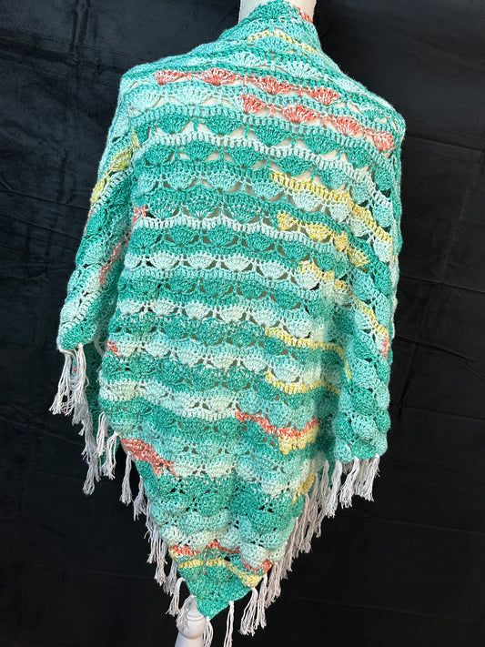 Seashells by the Tropical Seashore Wrap/Shawl
