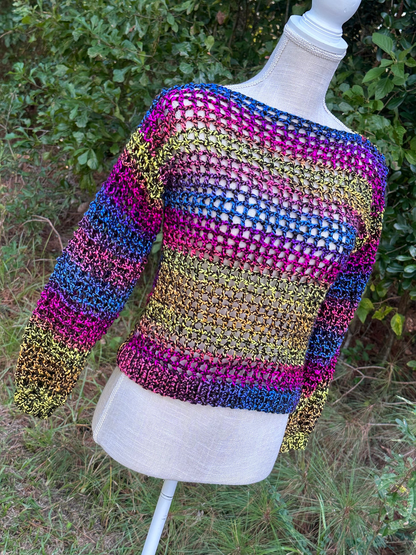 Glowing Mesh Sweater