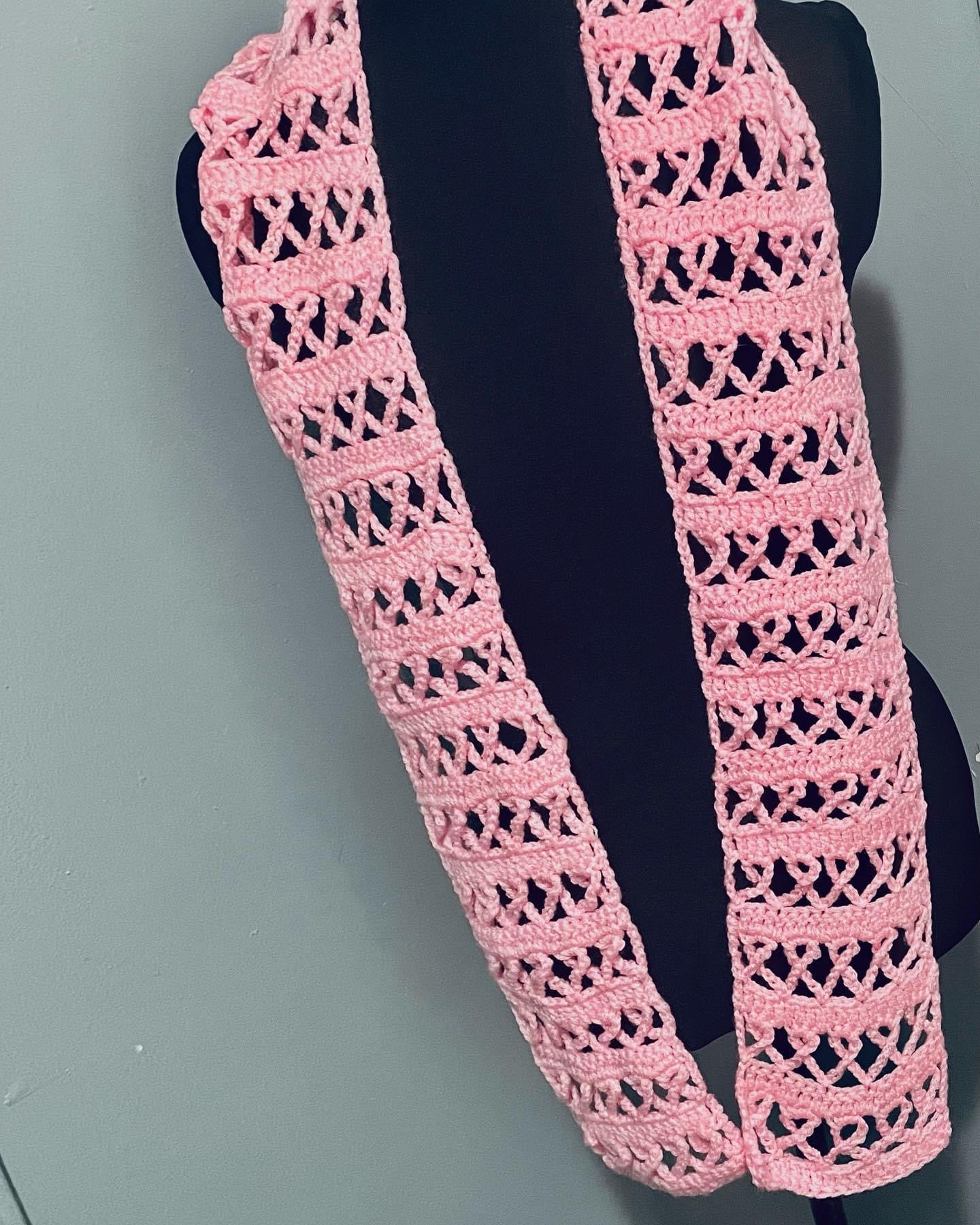 In Her Honor Pink Ribbon Scarf