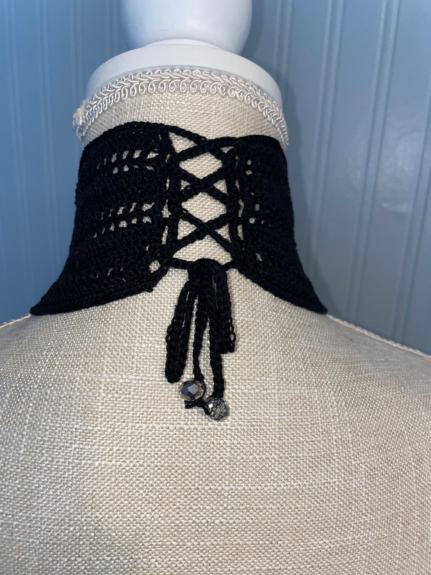 Victorian Mourning Collar