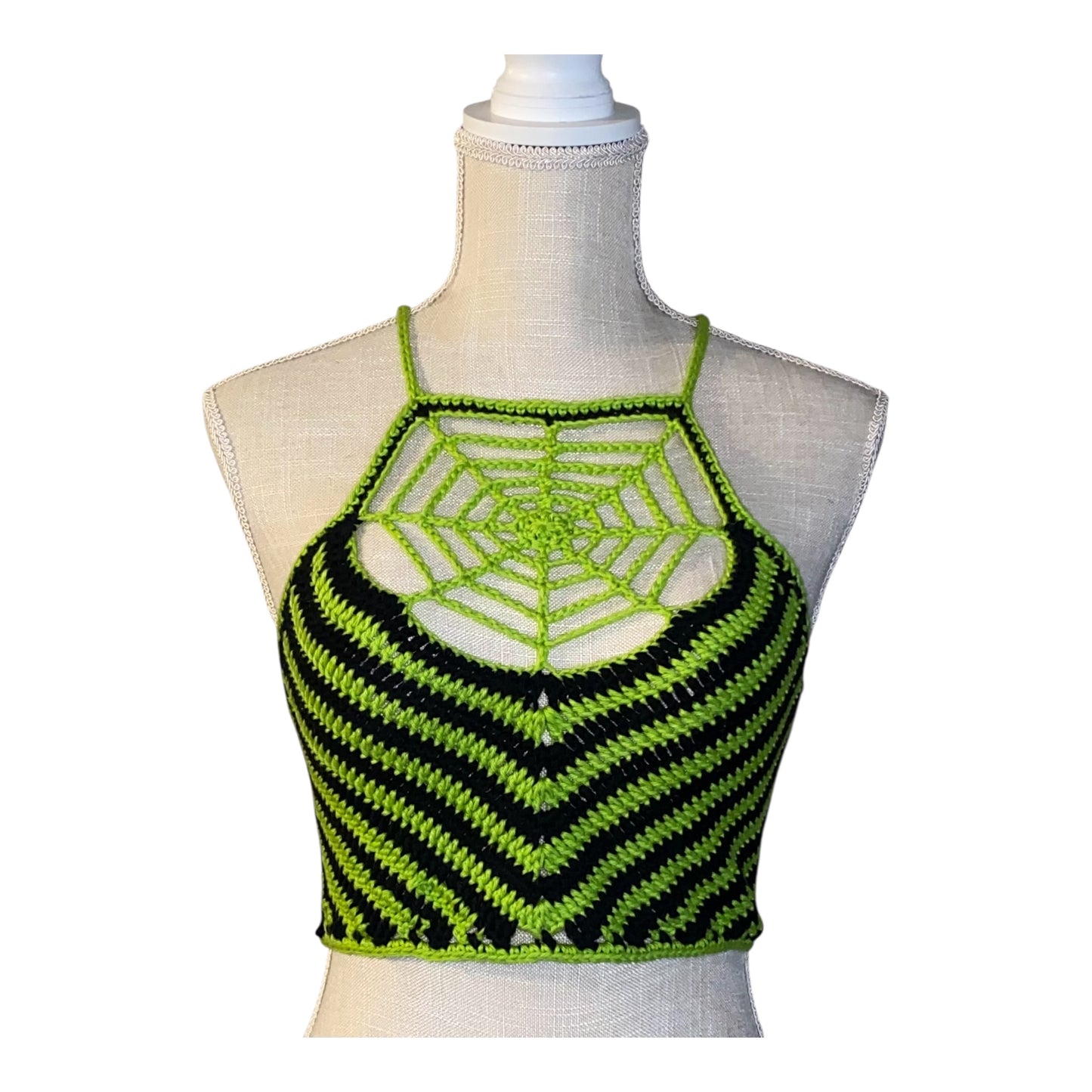 Spiderweb Crop Top