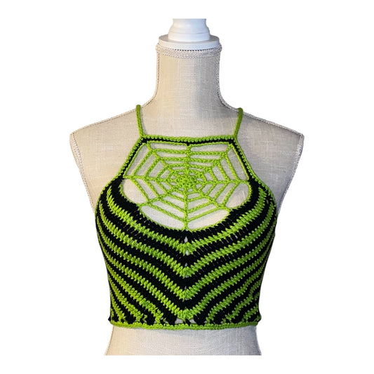 Spiderweb Crop Top