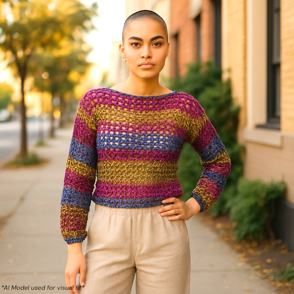 Glowing Mesh Sweater