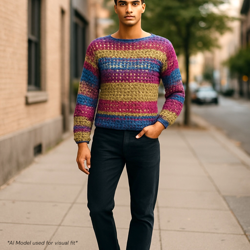 Glowing Mesh Sweater