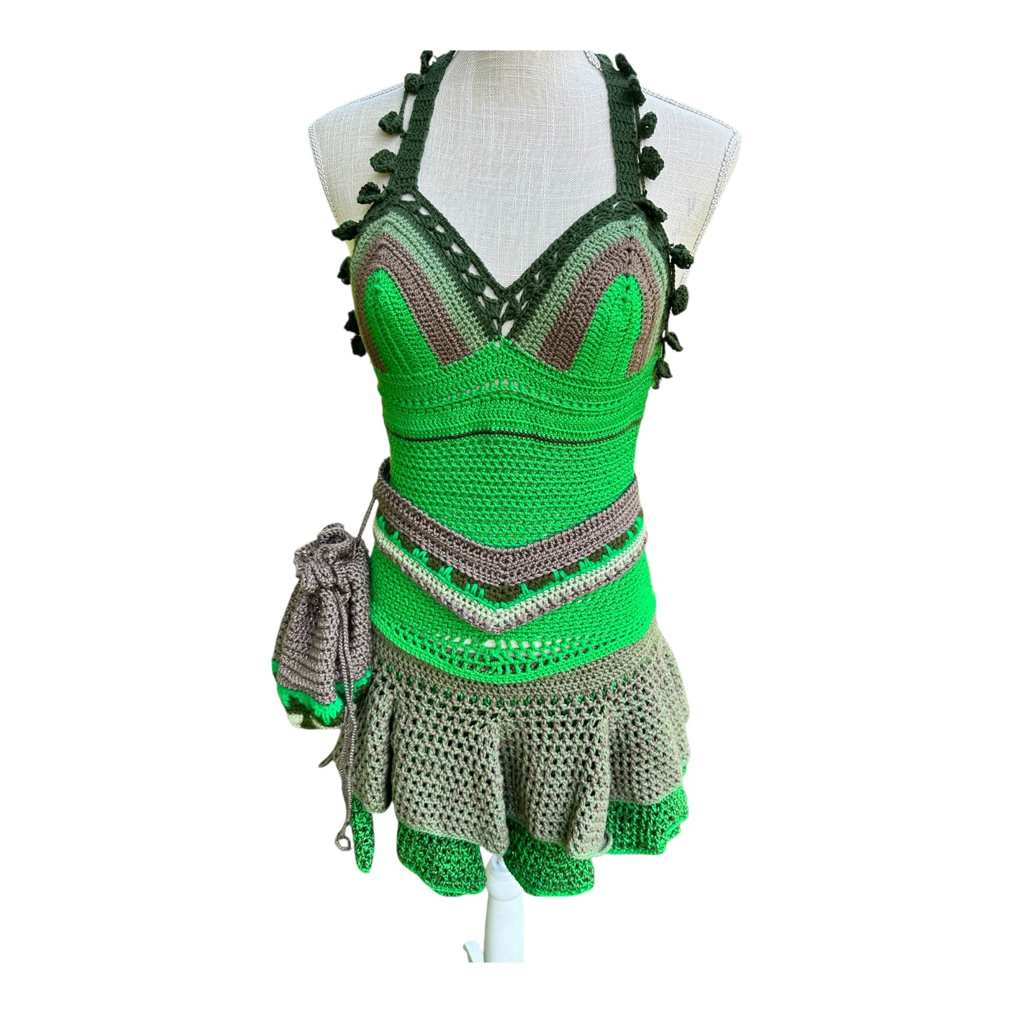 Custom Fairy Dress with Belt and Pouch