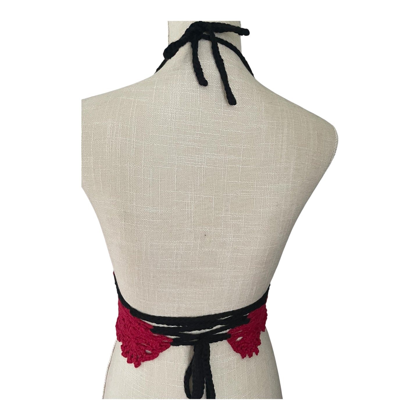 Crimson Gothic Halter Top